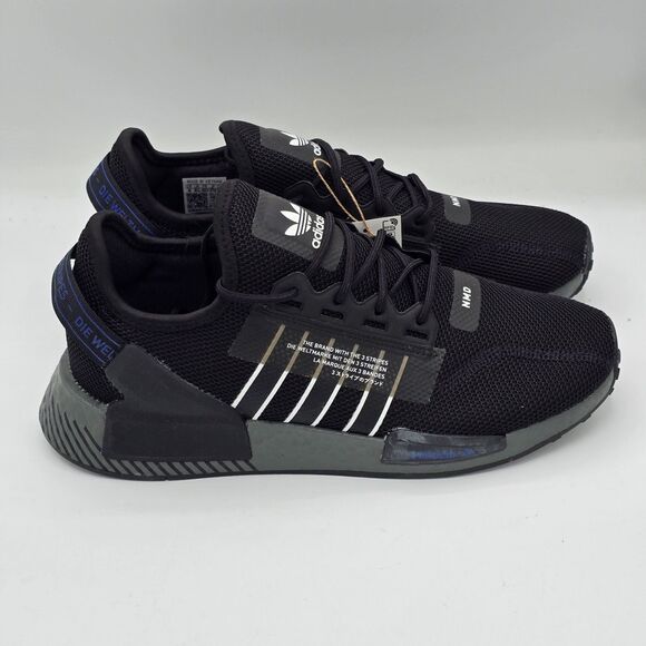 adidas NMD_R1 V2 Sneakers Men’s Core Black Cloud White HQ6628 Size 9 main image 5